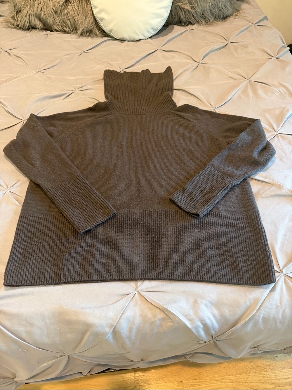 Athleta Chocolate Brown Turtleneck Sweater